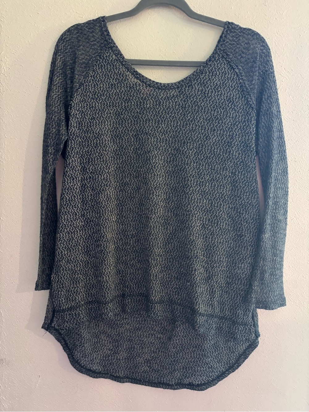 Free People Women's Heathered Scoop Neck Long-Sleeve Sweater Tunic